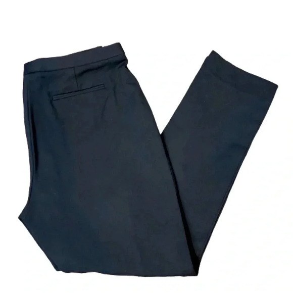 Carlisle Black Stretch Pull on Ankle Pants. Office|Casual - Picture 6 of 11